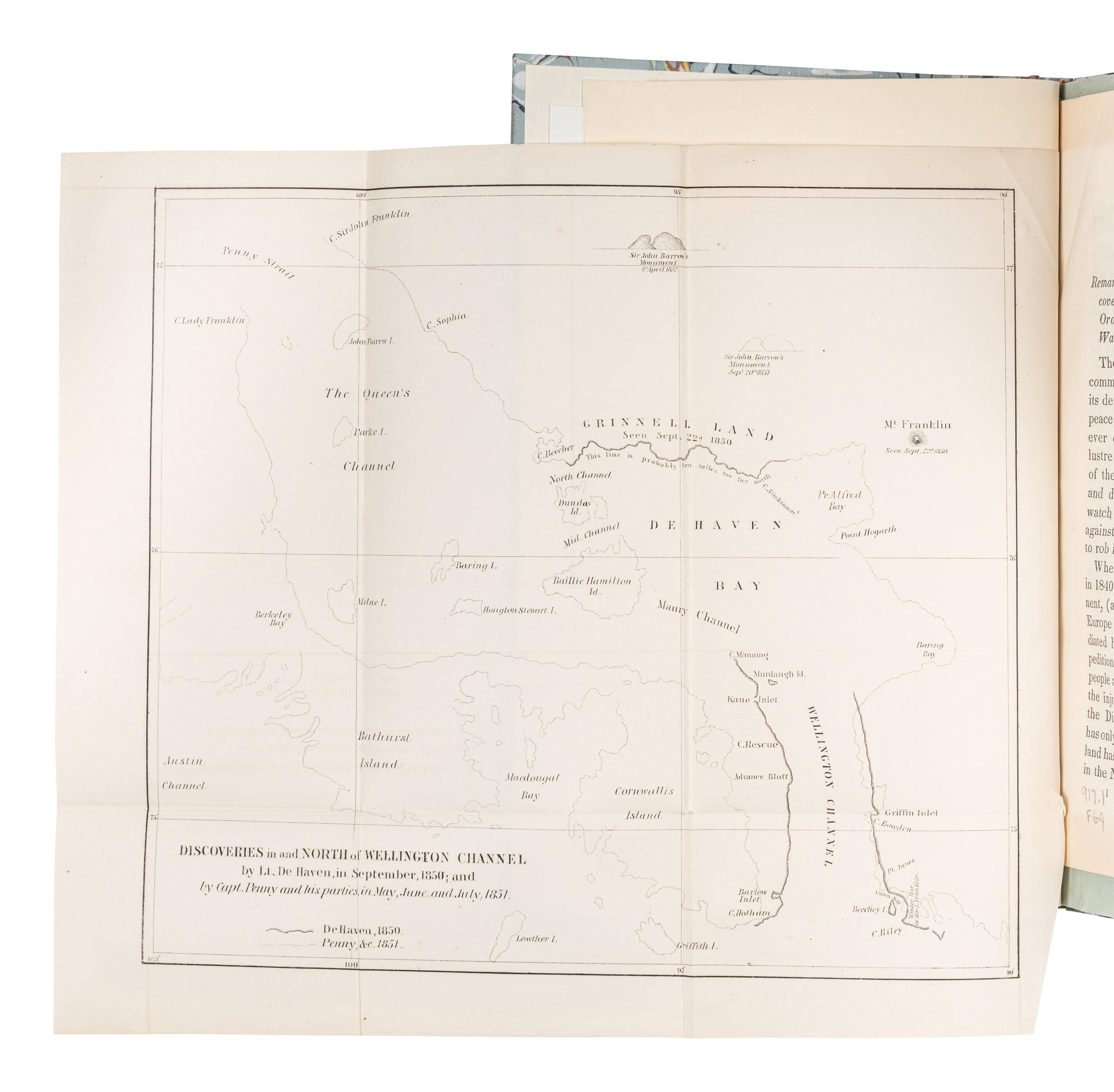 [GRINNELL EXPEDITIONS (1850-1855)]. A group of 5 works about the First and Second Grinnell Expeditions, comprising: