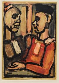 Georges Rouault, (French, 1871-1958), Juges (from Les Fleurs du Mal), 1938