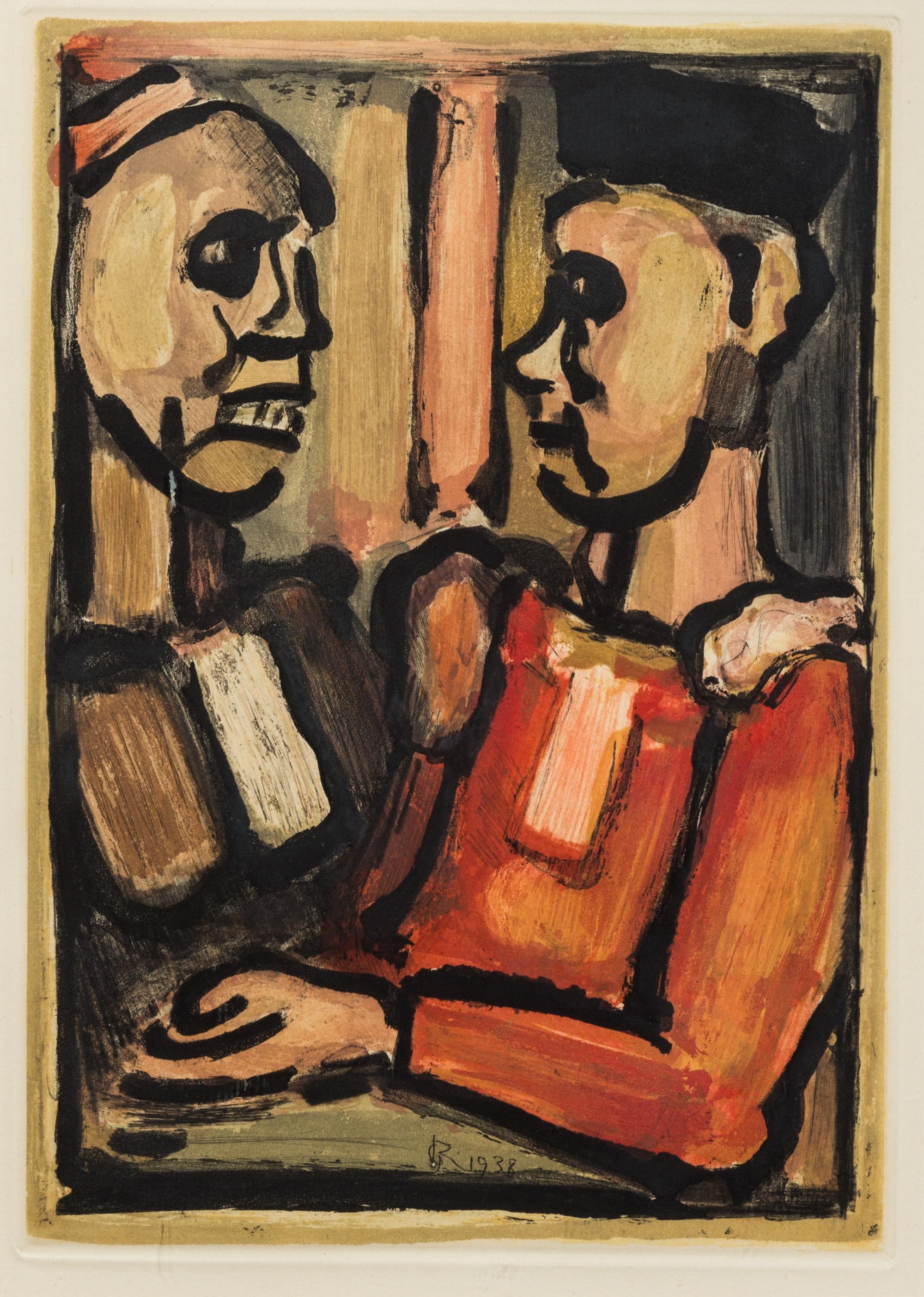 Georges Rouault, (French, 1871-1958), Juges (from Les Fleurs du Mal), 1938