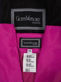 Three Designer Skirt Suits: One Gianni Versace, One Oscar de la Renta, and One Moschino, 1990s
