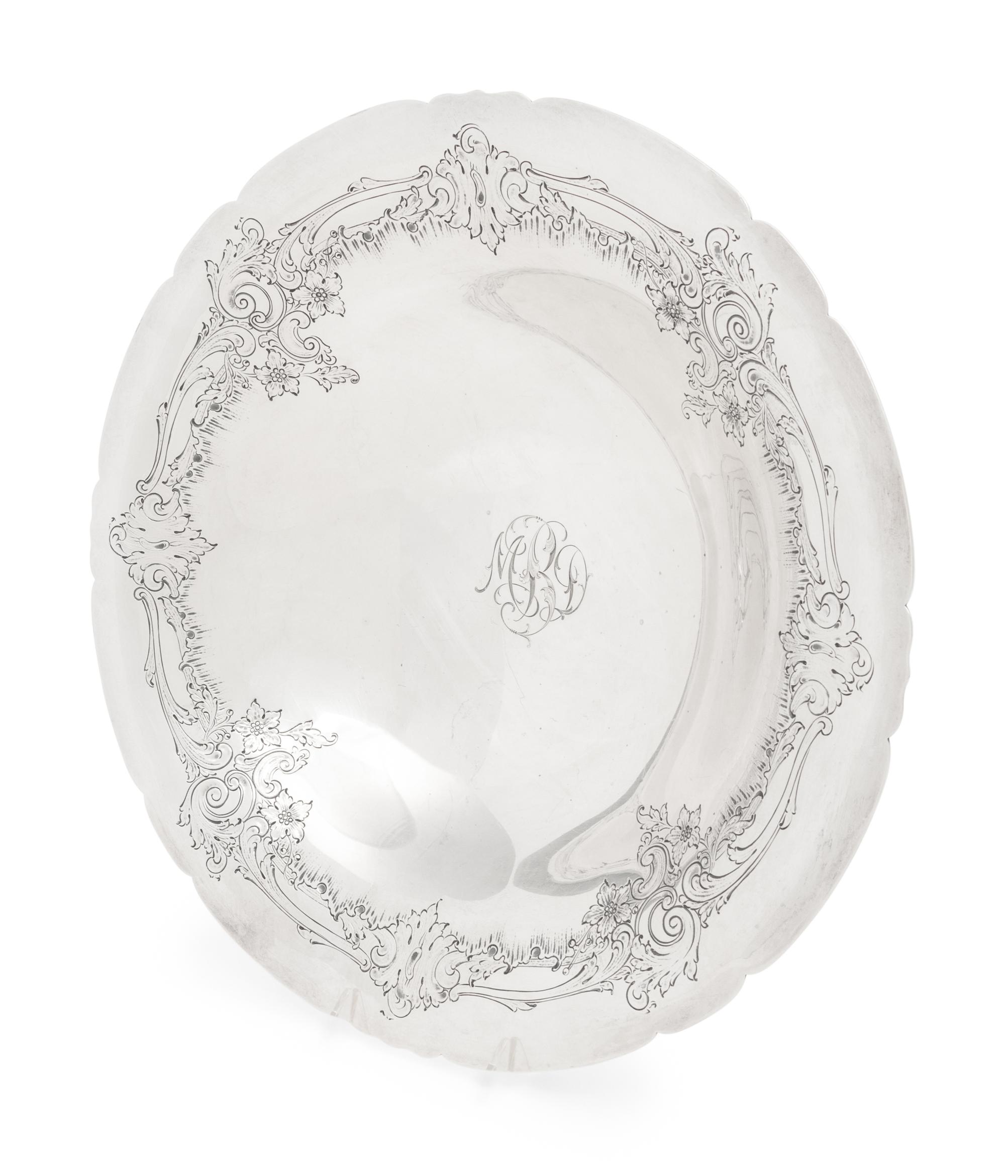 An American Silver Center Bowl