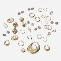 A Collection of 10K Gold Jewelry