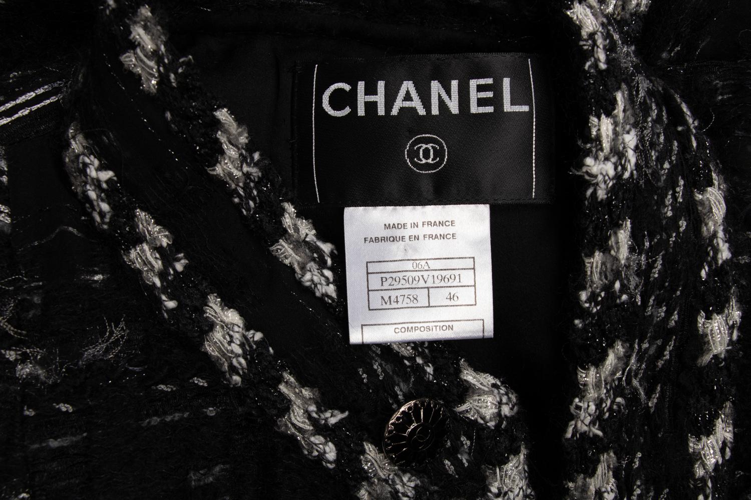 Chanel Black Tweed Jacket, Autumn/Winter 2006