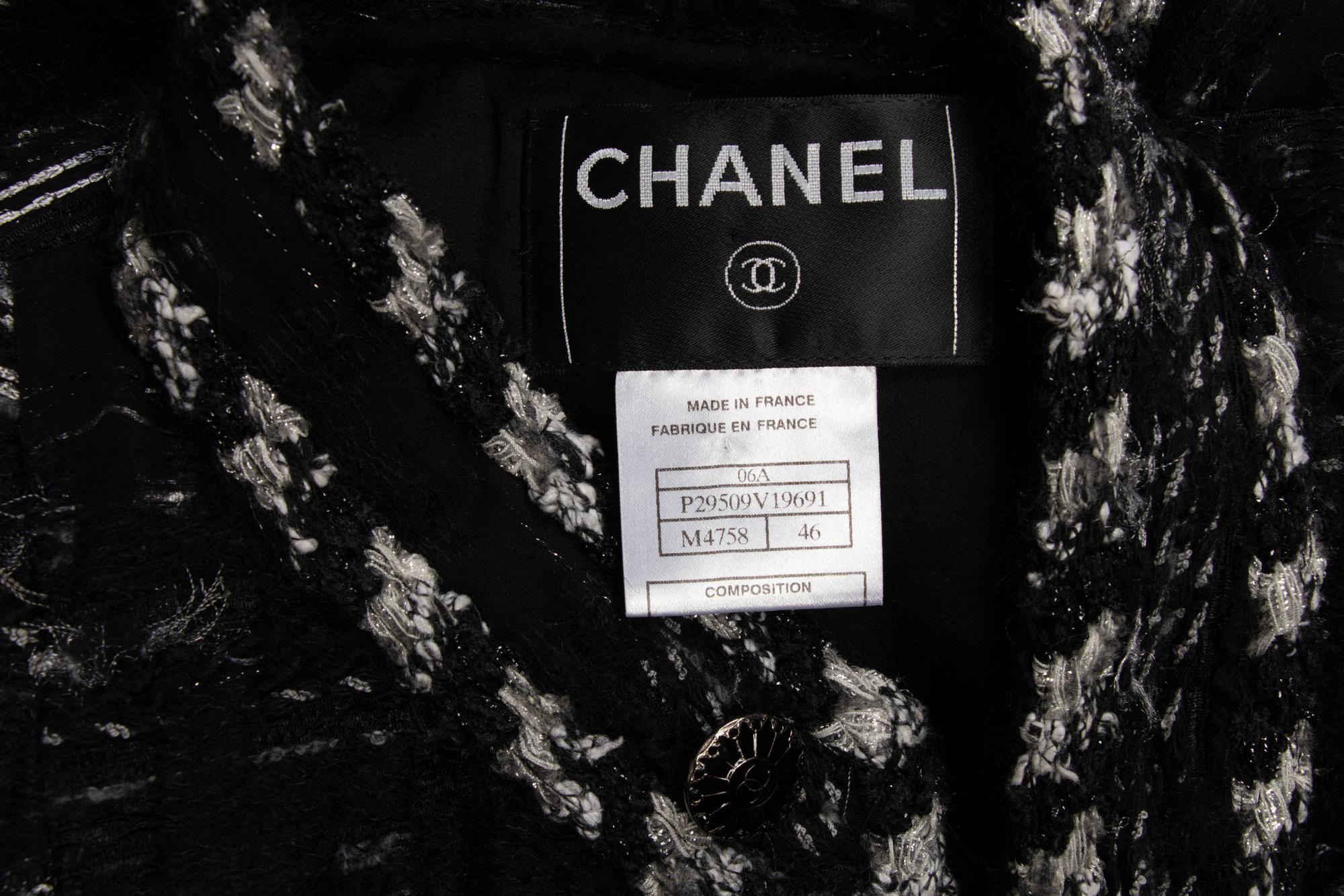Chanel Black Tweed Jacket, Autumn/Winter 2006