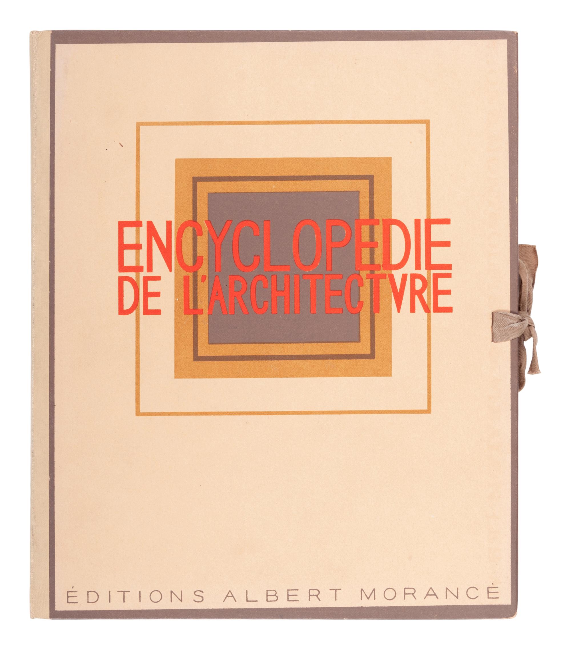 [ARCHITECTURE]. Encyclopédie de L'Architecture . Constructions Modernes. Paris: Éditions Albert Morancé, [1928-1939].