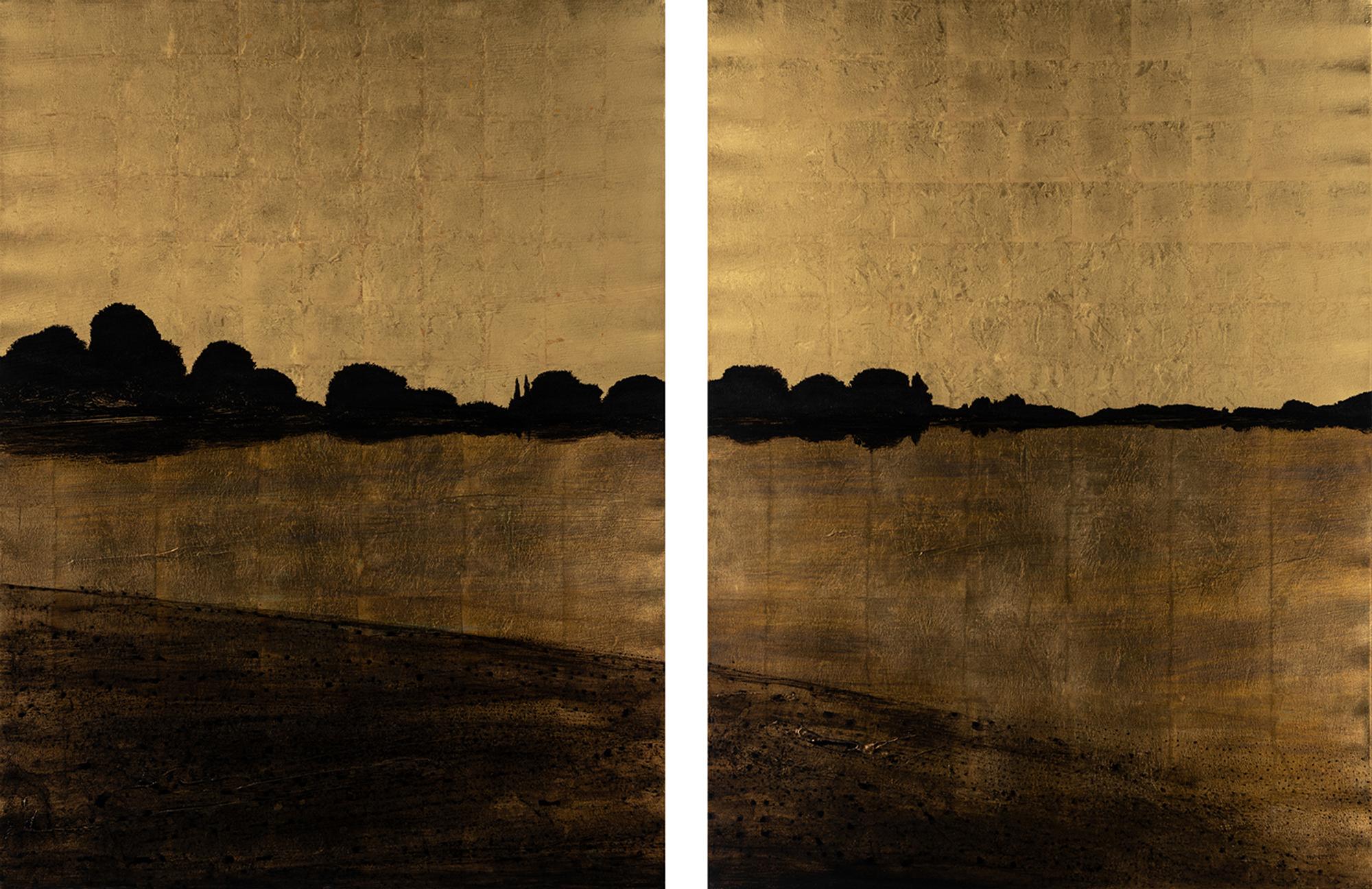 Landscape Noir , 2003 (diptych)
