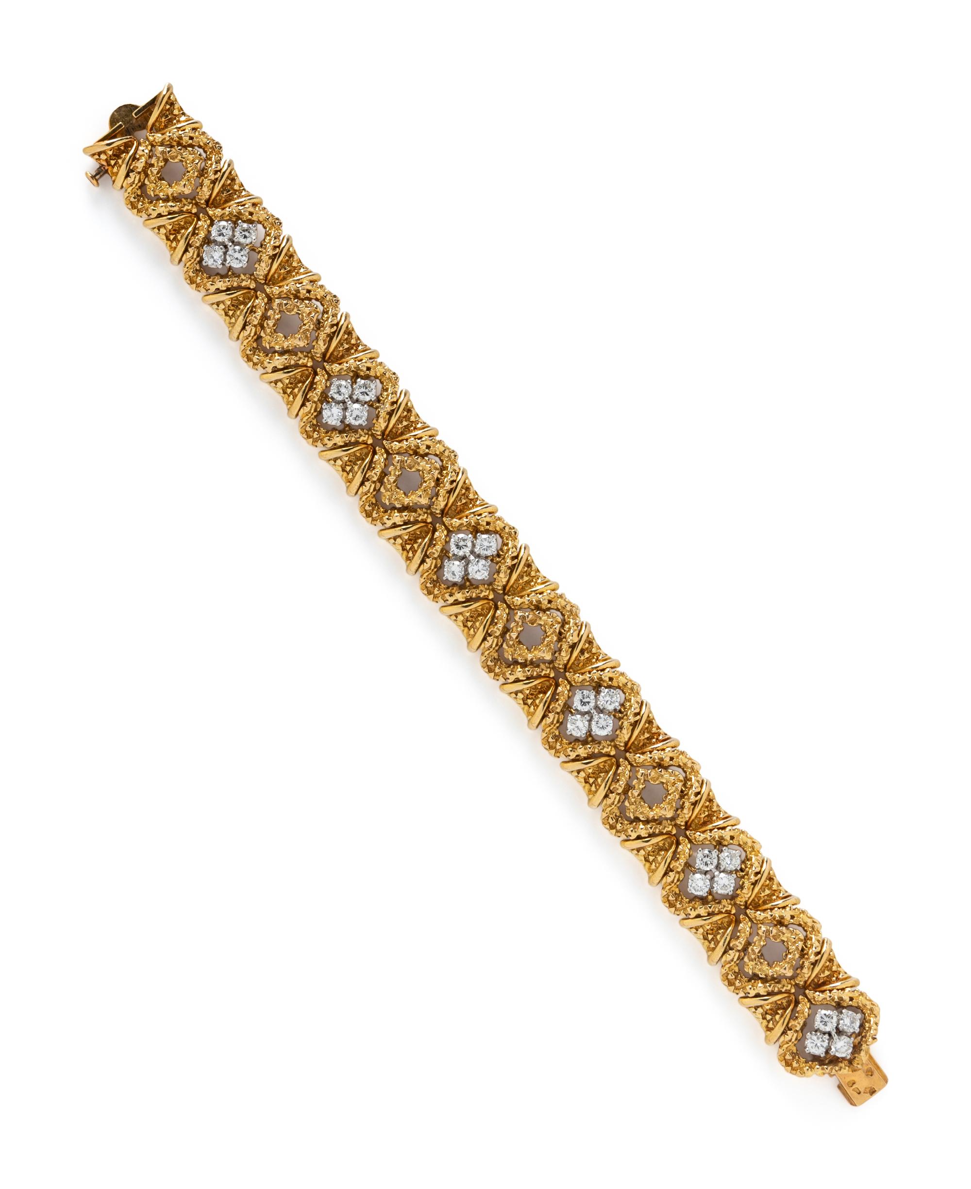 FRED, PARIS, GOLD AND DIAMOND BRACELET