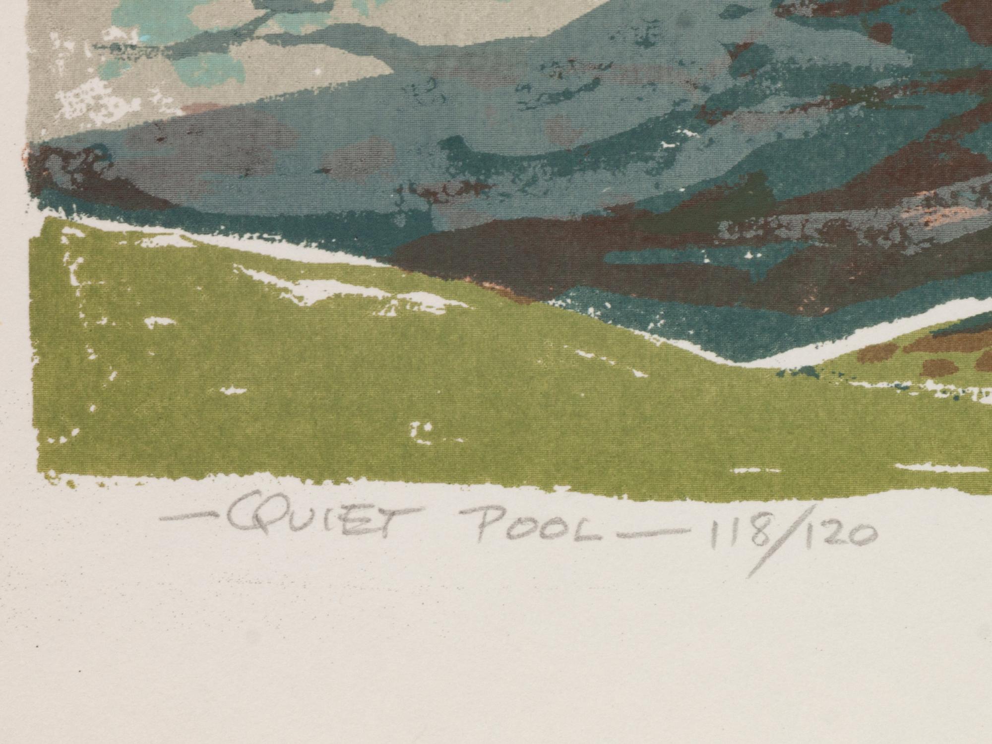 Five Works: Quiet Pool , edition 118/120; Fall Pasture , edition 94/130; Northern New Mexico , Over Print #1; Winter Afternoon; Night Stag , edition 129/150