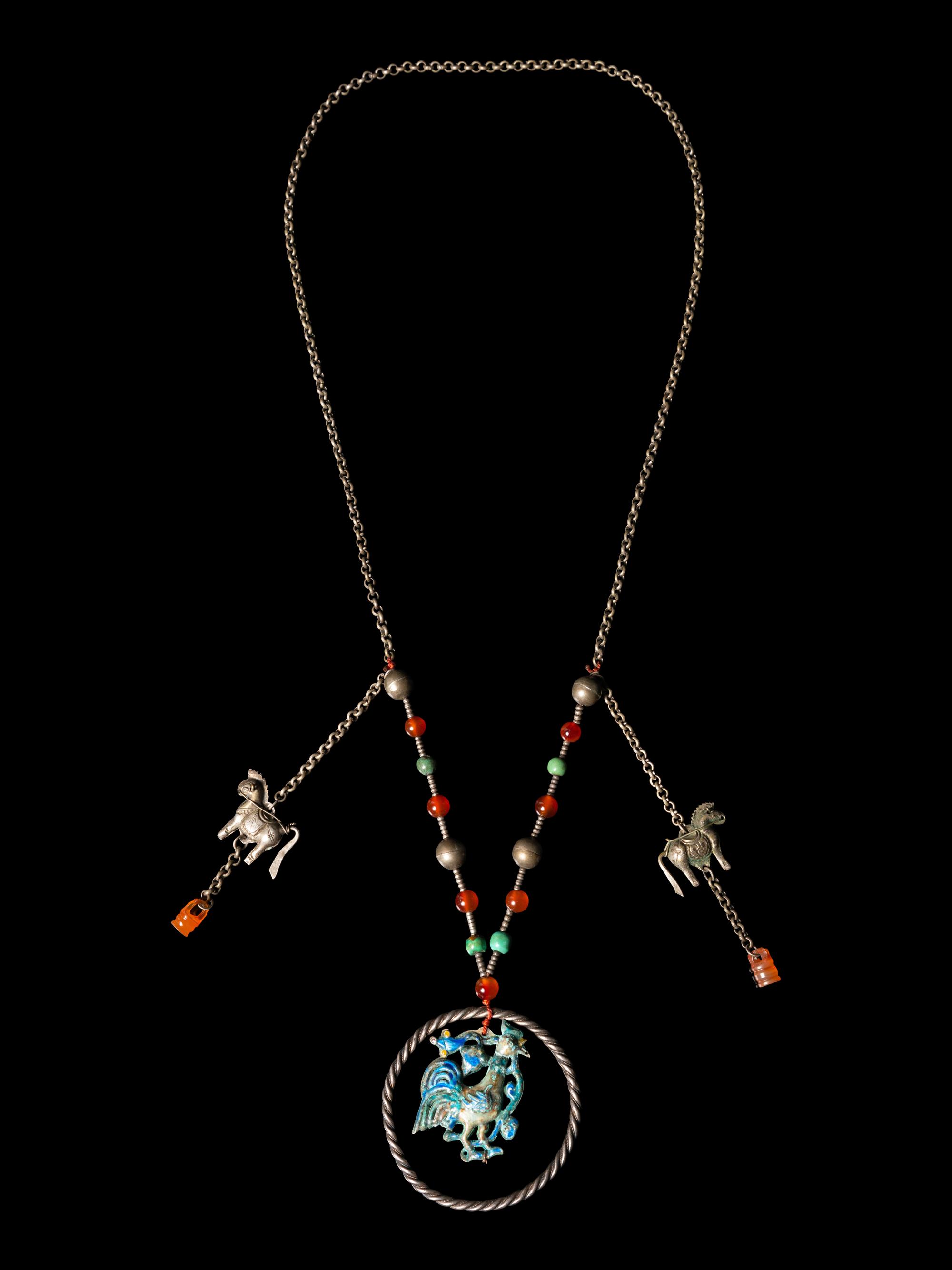 A Chinese Silver Necklace