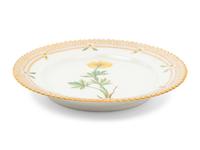 A Group of Royal Copenhagen Flora Danica Porcelain Fruit Bowls and Bread Plates