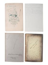 A collection of 31 cabinet cards featuring 19th century military and political subjects, including: