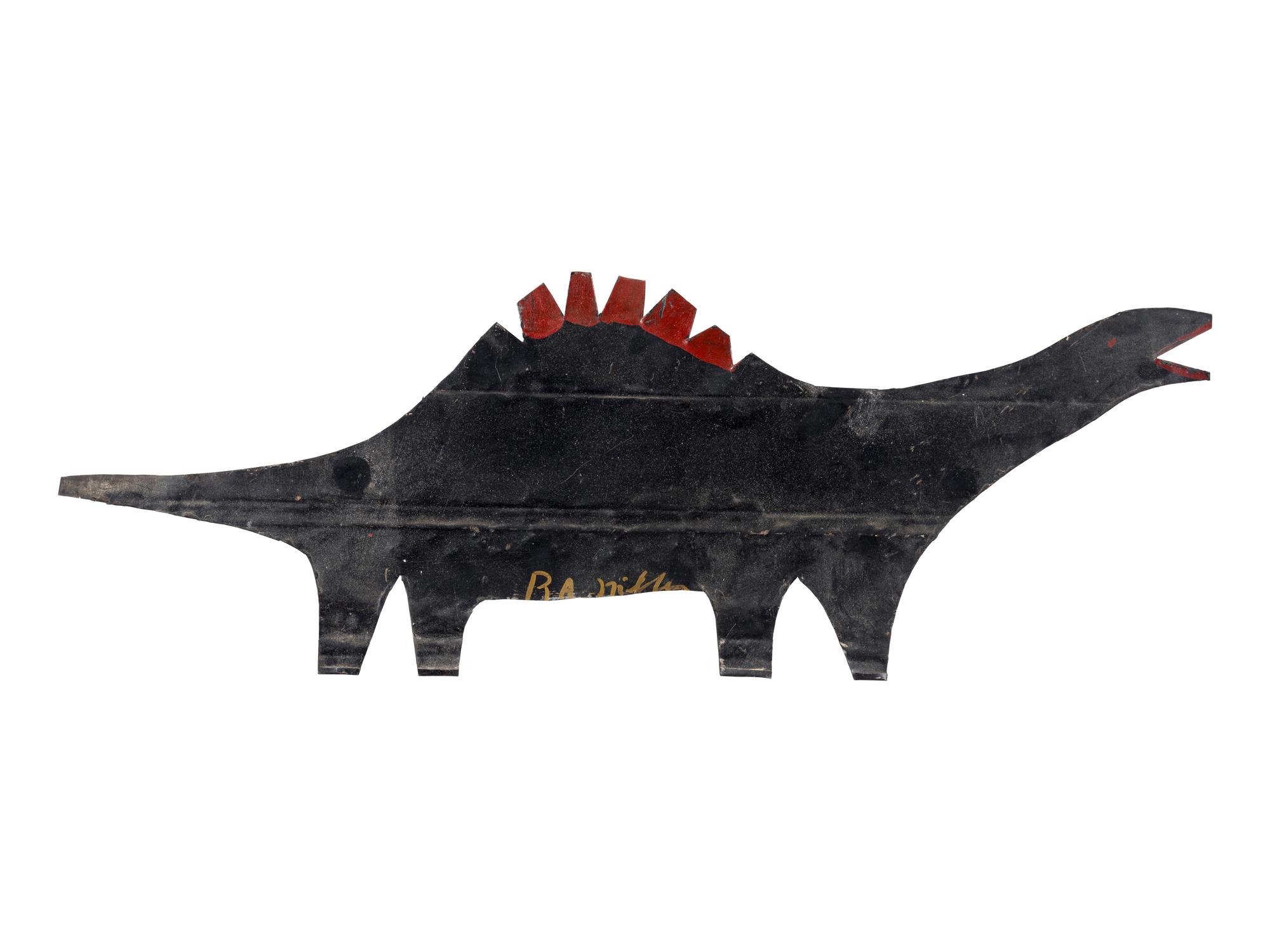 Two Dinosaurs and One Cat (three works)