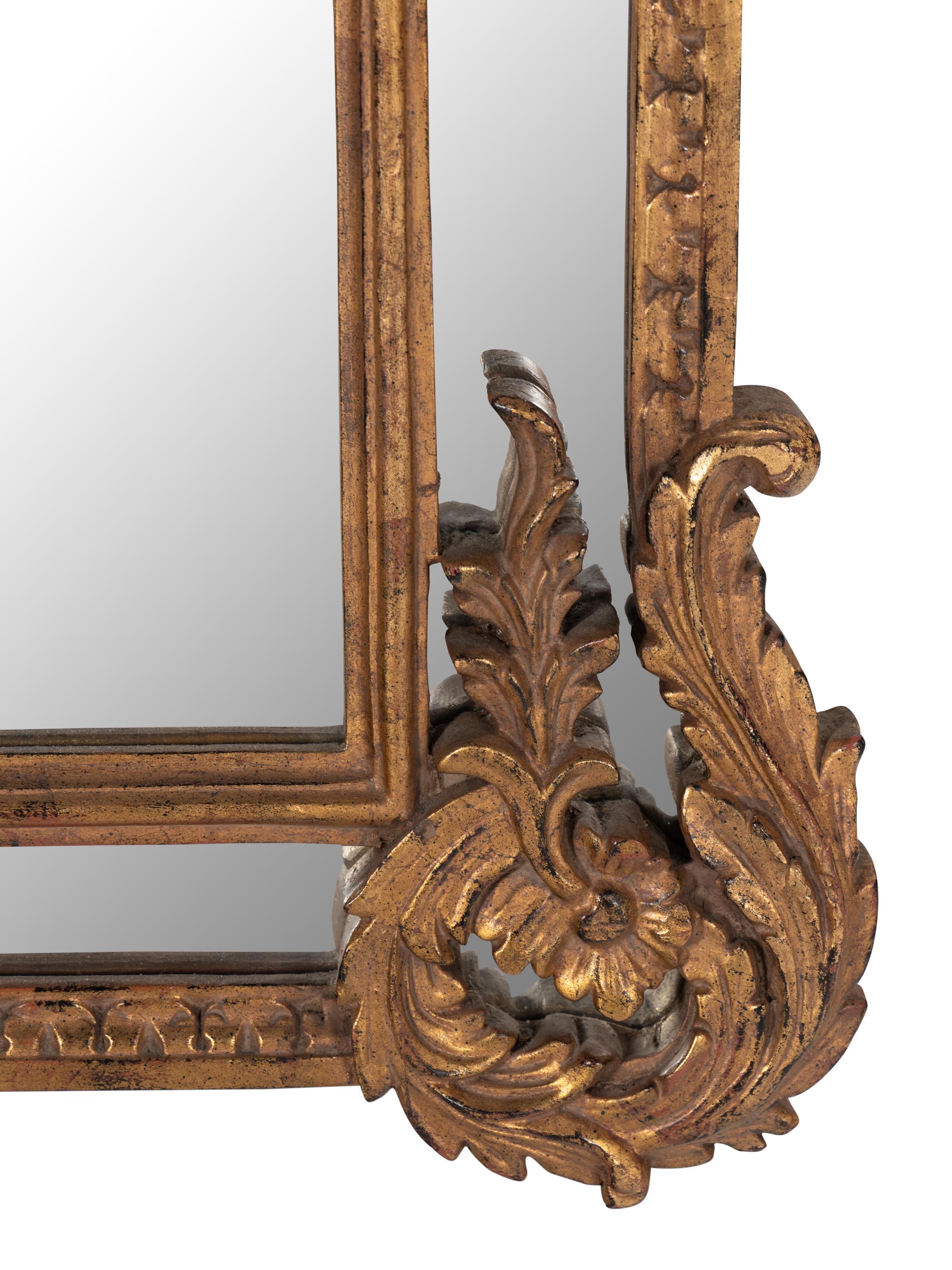 A Régence Style Giltwood Mirror