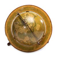 A Pair of Newton and Son 11-Inch New and Improved Terrestrial and Celestial Globes