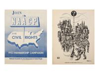 [CIVIL RIGHTS]. A collection of pamphlets, forms, and other ephemera related to the NAACP.