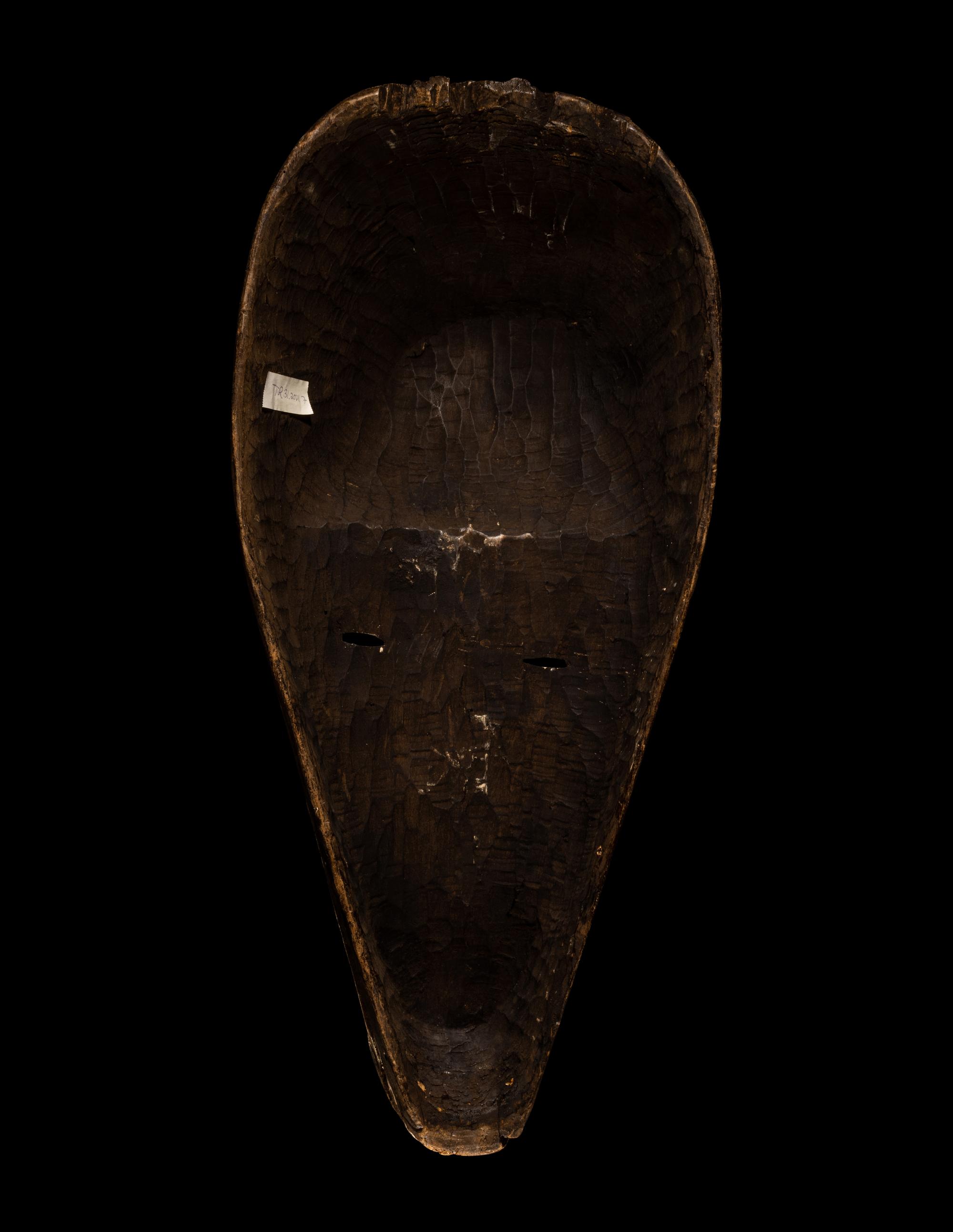 Three African Style Painted Wood Masks