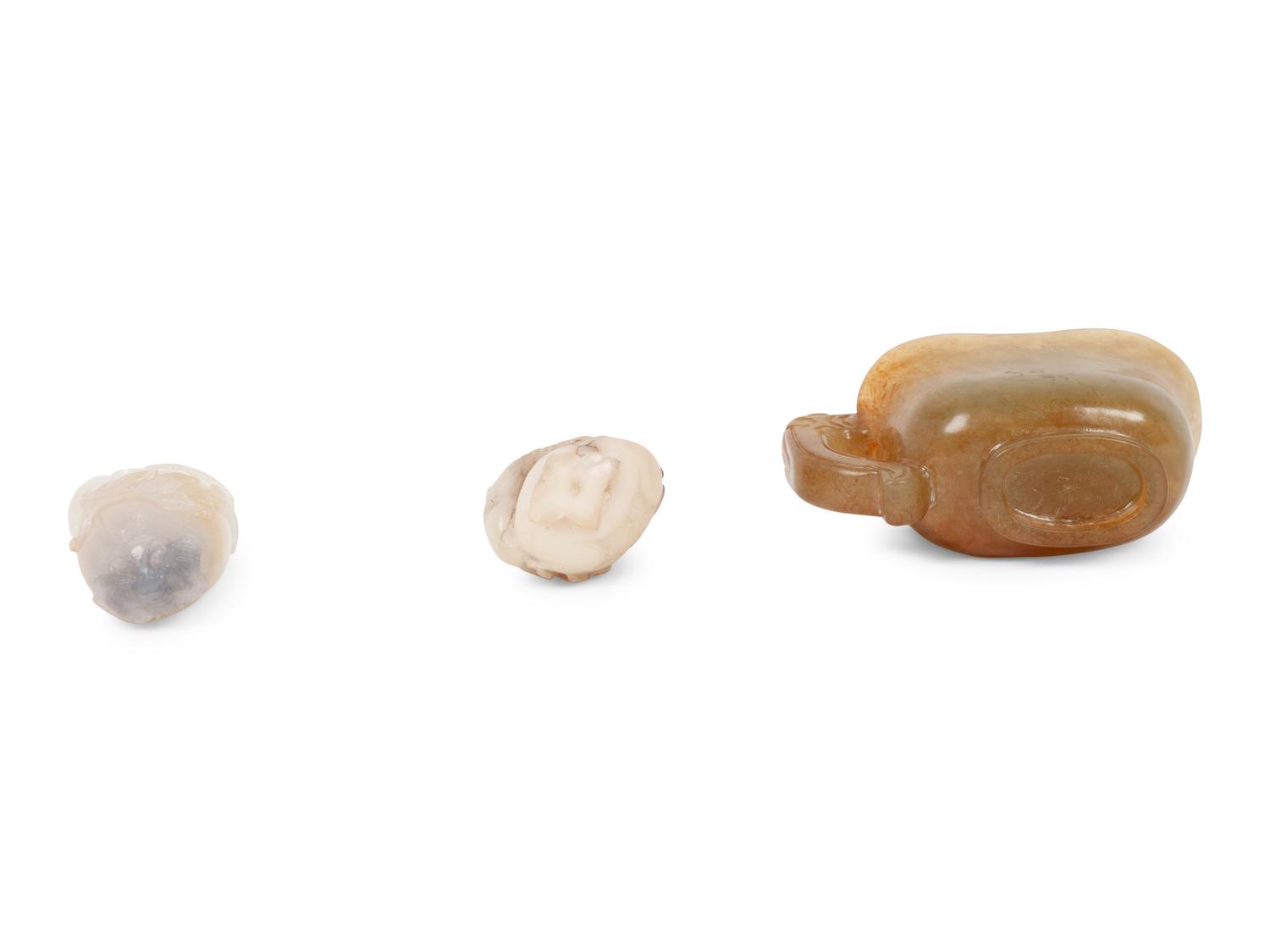 A Group of Three Jade Articles