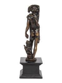 A Bronze Figure of Bacchus with Panther
