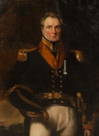 Portrait of British Admiral Wilson Gayle Braddyl