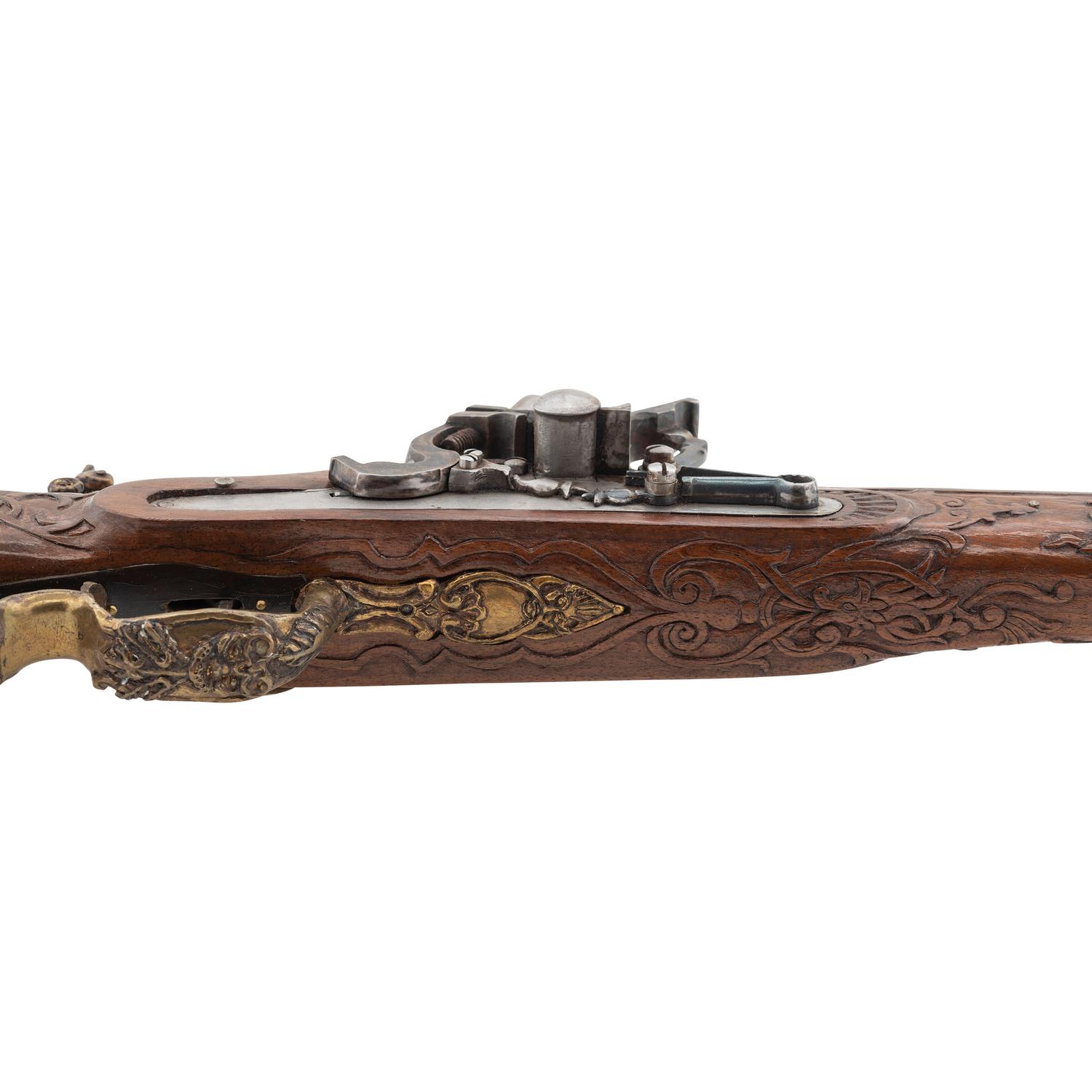 Contemporary Snaphaunce Rifle with Heidelberg Castle Motif