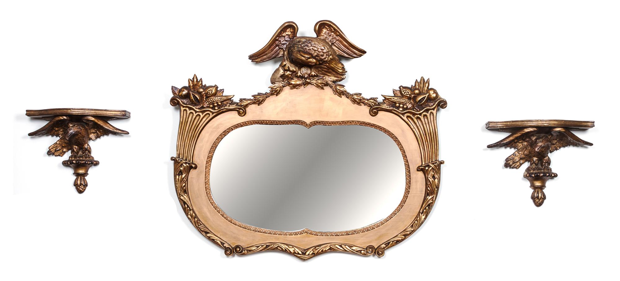 An American Giltwood Mirror First: 33 x 37 inches.