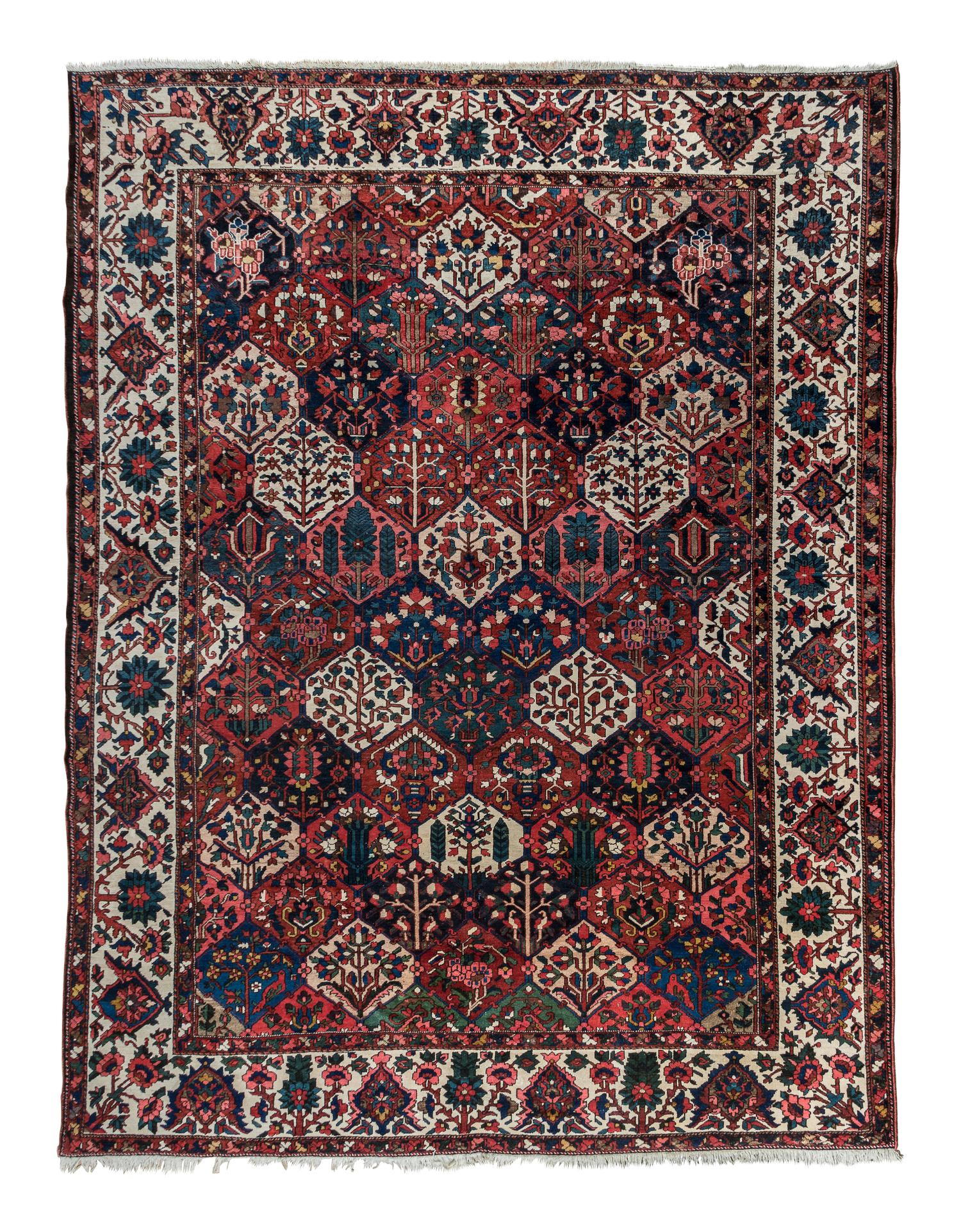 A Bakhtiari Wool Rug