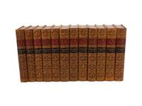 ENGLISH HISTORY, , Strickland, Agnes, Lives of the Queens of England, Volumes 1-12, Henry Colburn, London, 1844; three-quarter calf, marbled boards, black and red labels, raised bands.