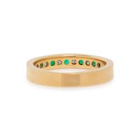 DIAMOND AND EMERALD BAND