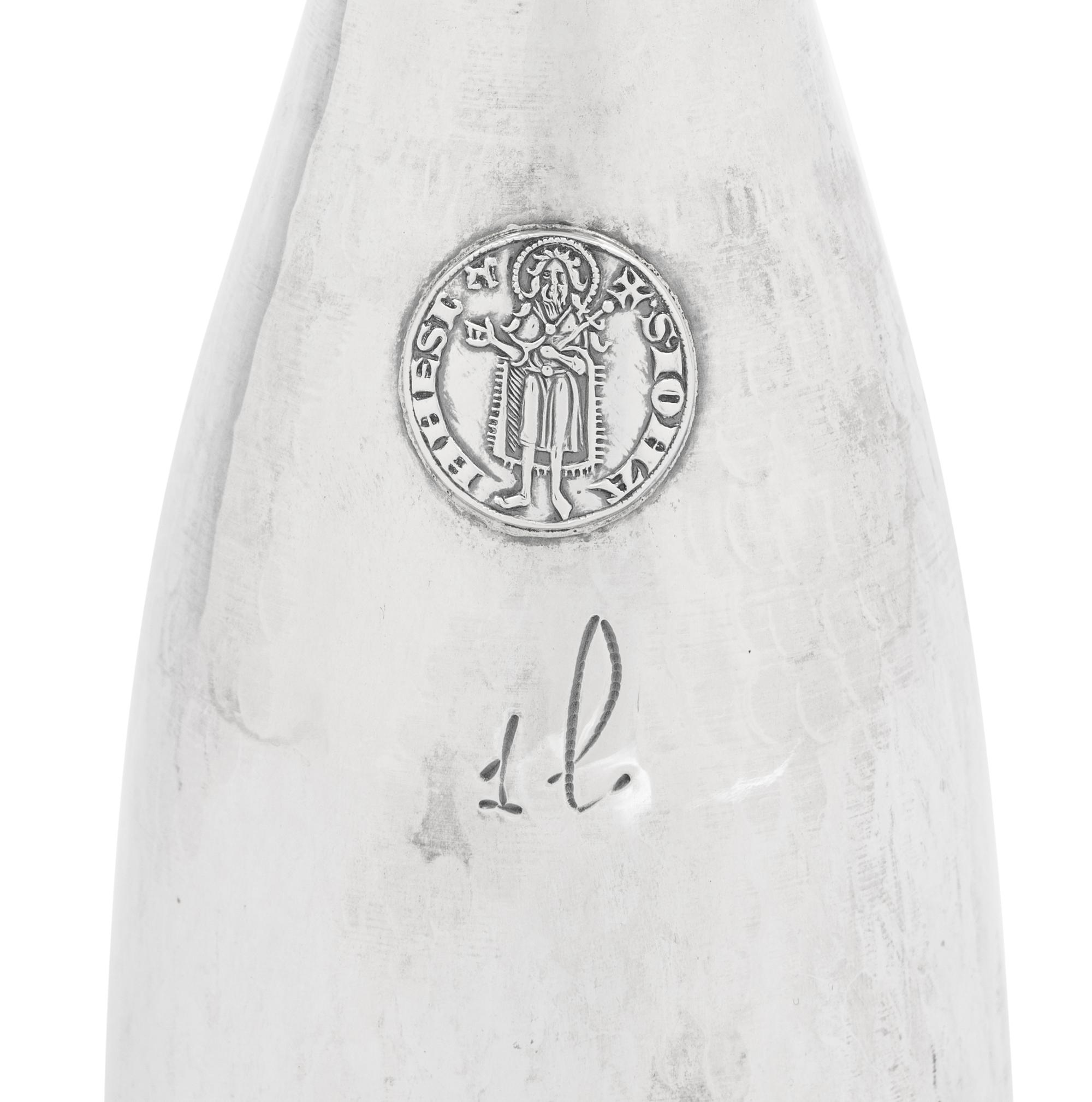 Four Italian Silver Carafes