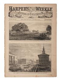 [CIVIL WAR].] Harper's Weekly . 120+ issues, majority from 1864 & 1865.