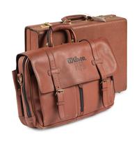 A Group of Two Uncommon Wilson Sporting Goods NFL Football Leather Salesman Bags