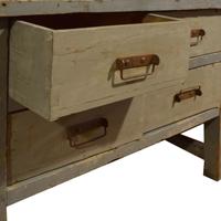 A Twelve Drawer Console from the Moto Guzzi Factory 137.5" W x 31.5" D x 36" H — Italy, 20th century
