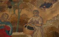 Four Needlework and Silk Pictures