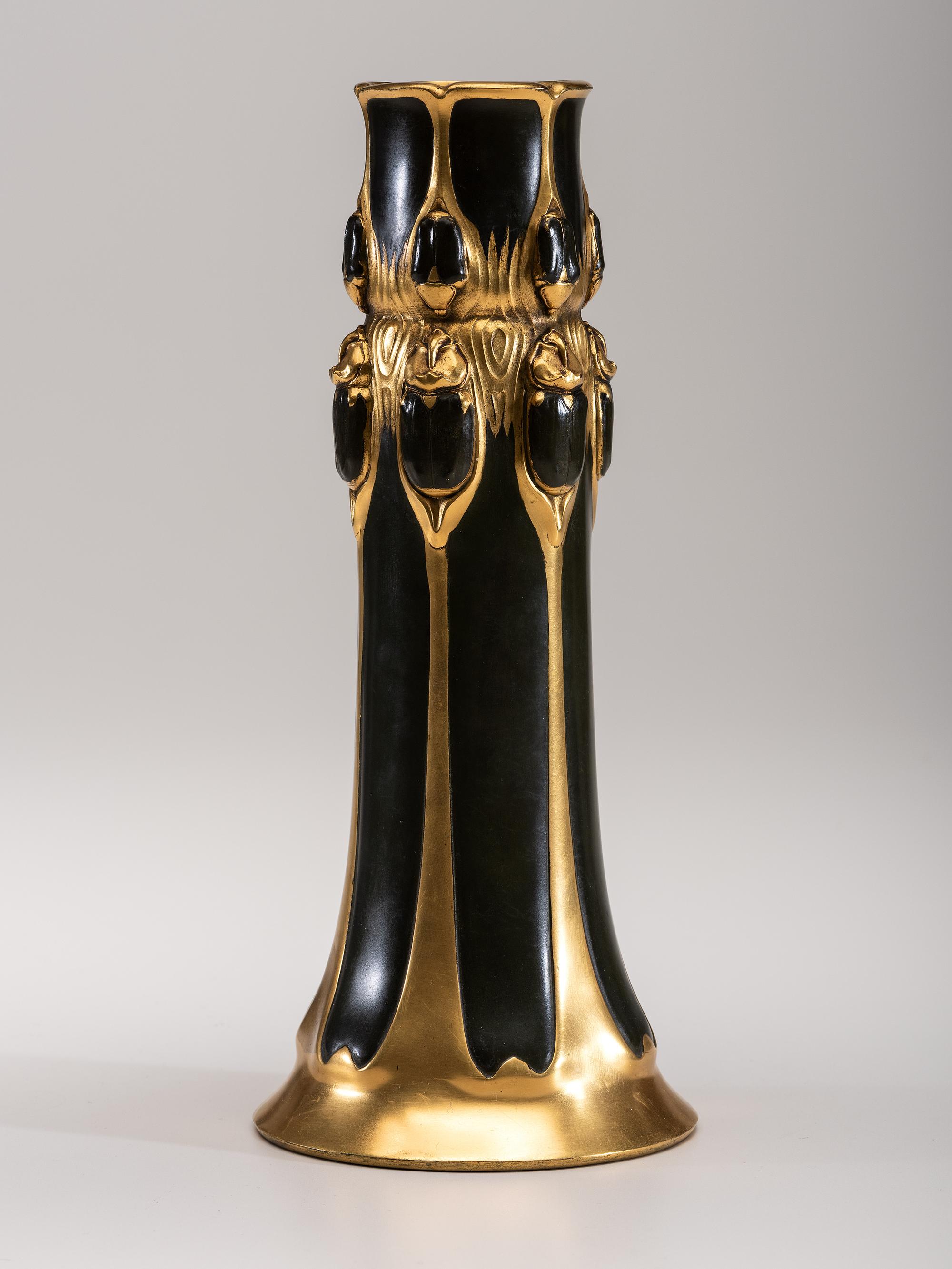 Scarab Vase, circa 1920