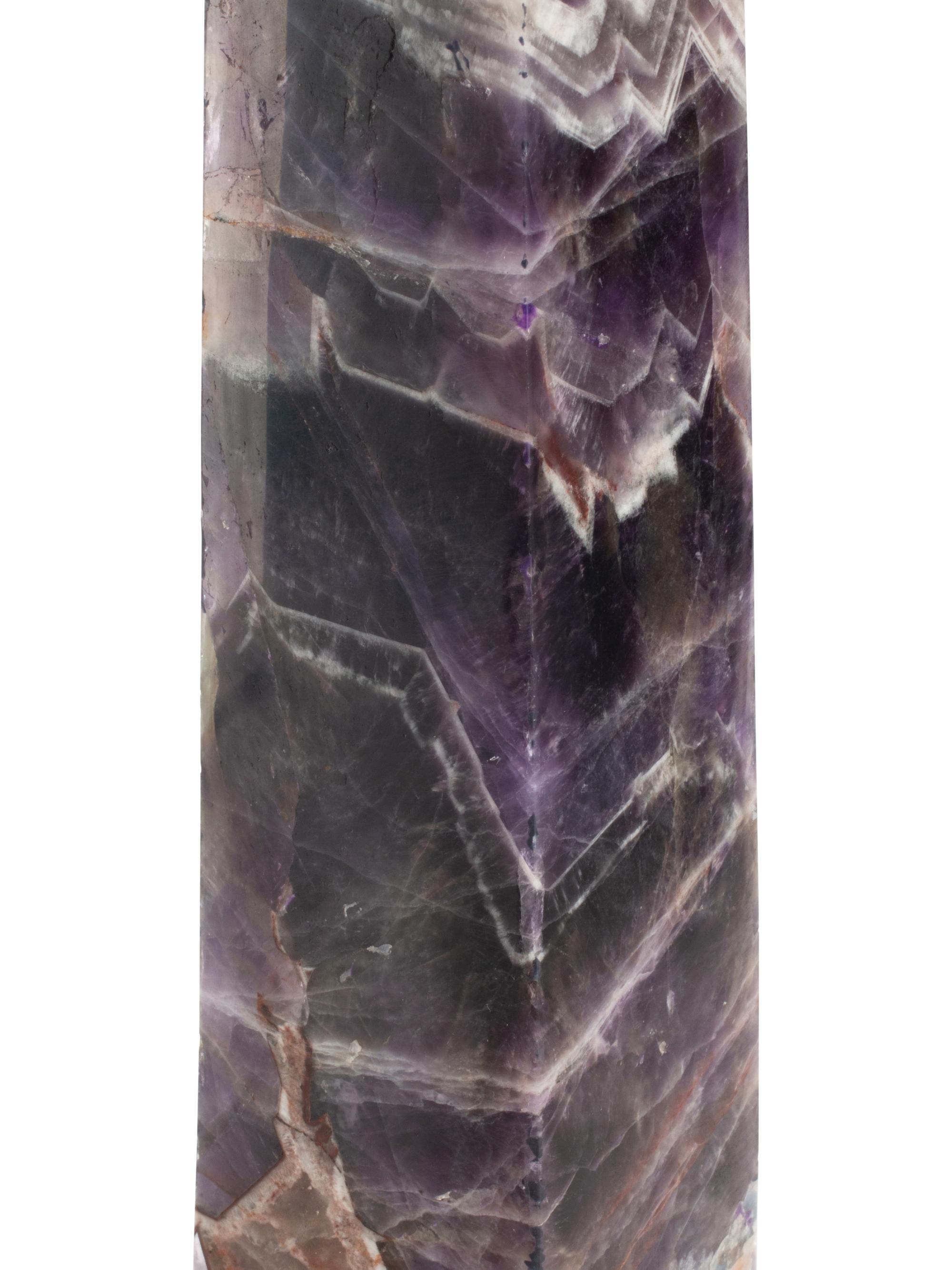 A Pair of Hardstone Obelisks