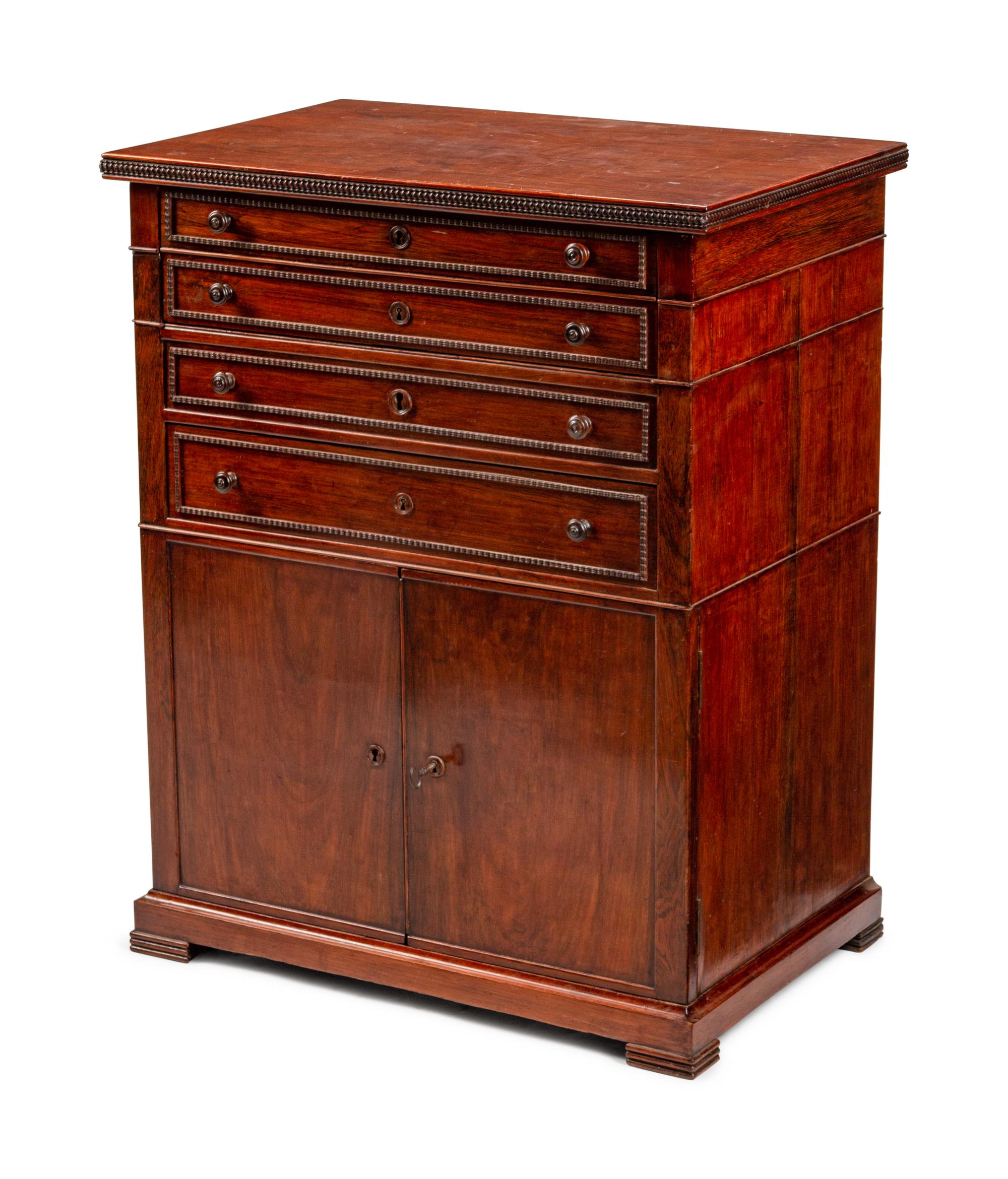 An English Rosewood Bar Cabinet — 19TH CENTURY