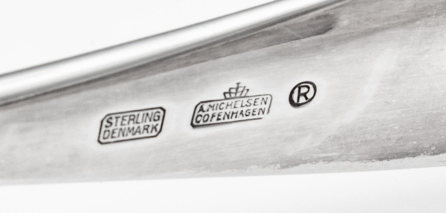 A Danish Silver Covered Ice Bowl, Magnus Stephensen for Georg Jensen Silversmithy, Copenhagen, Mid-20th Century, of simple rounded cyli