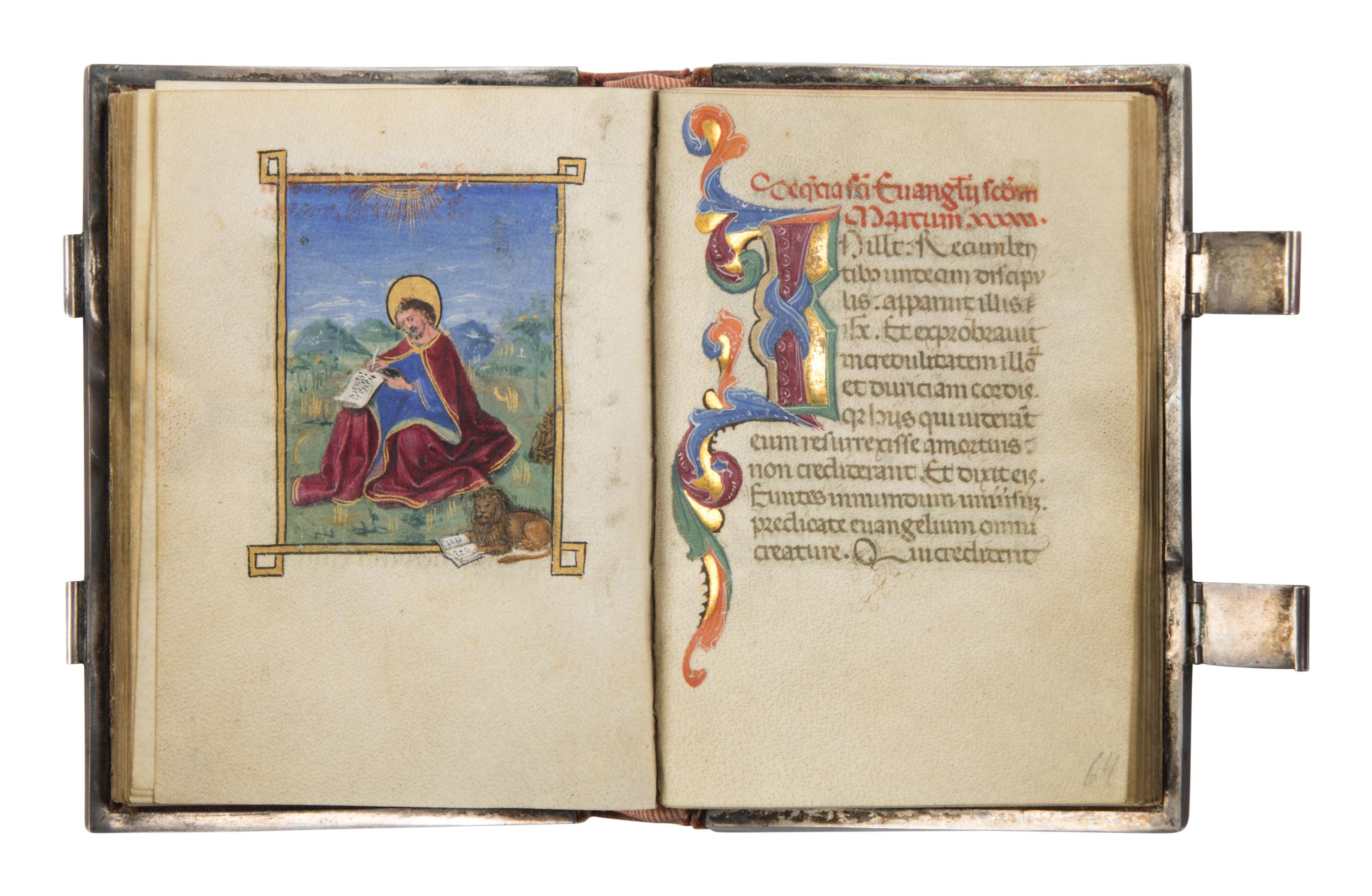 MASTER OF ISABELLA DI CHIAROMONTE (Naples, active 1455-1469) and NETHERLANDISH ILLUMINATOR (?) Book of Hours (fragment), in Latin and Catalan, illuminated manuscript on parchment [Italy, Naples, c. 1460]