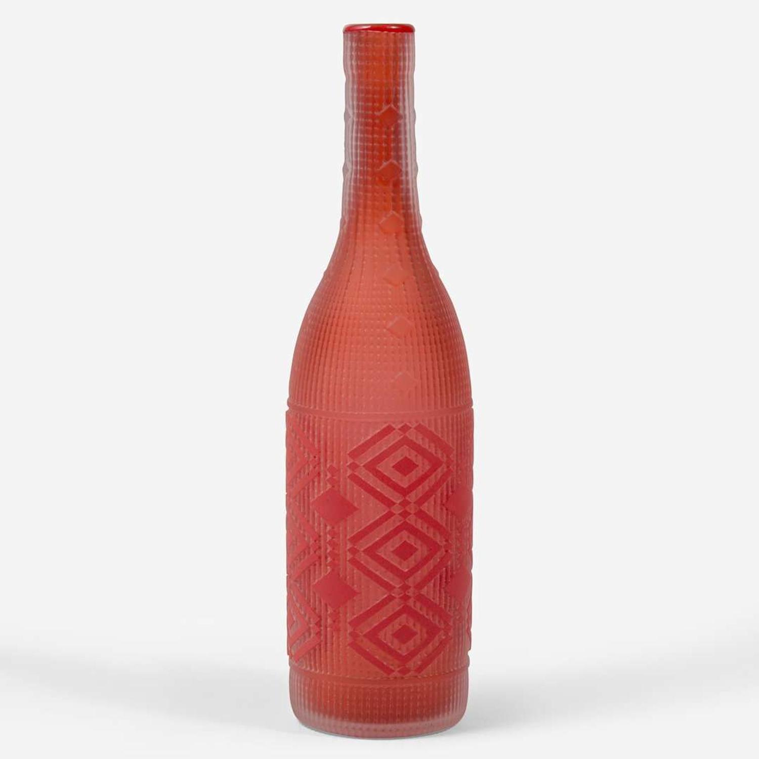 Preston Singletary (American, b. 1963) Two Glass Bottles, USA, 2021