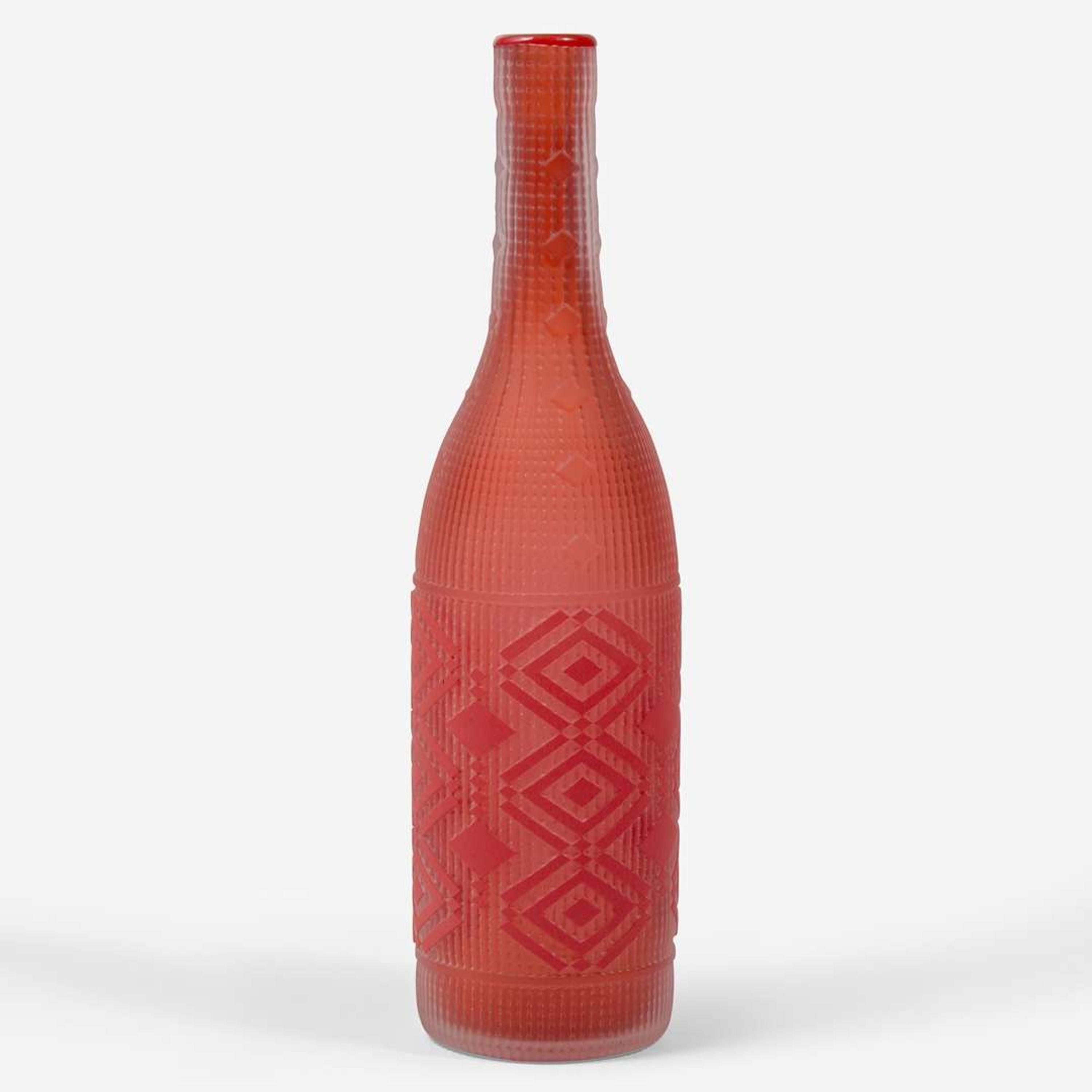Preston Singletary (American, b. 1963) Two Glass Bottles, USA, 2021