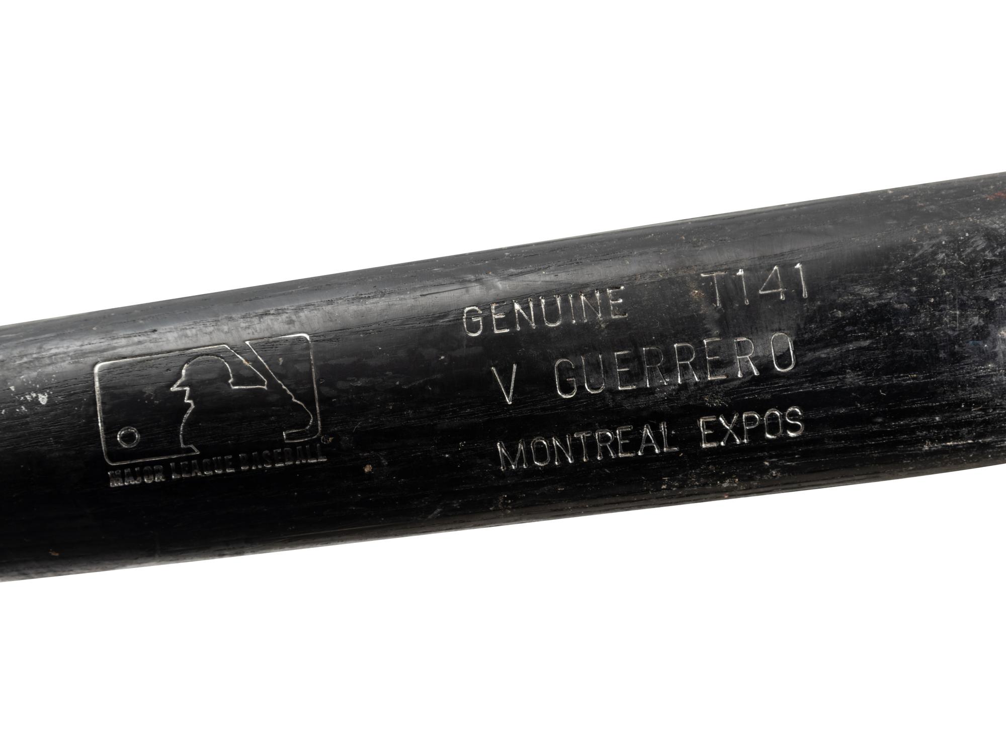 A Vladimir Guerrero Game Used Bat,