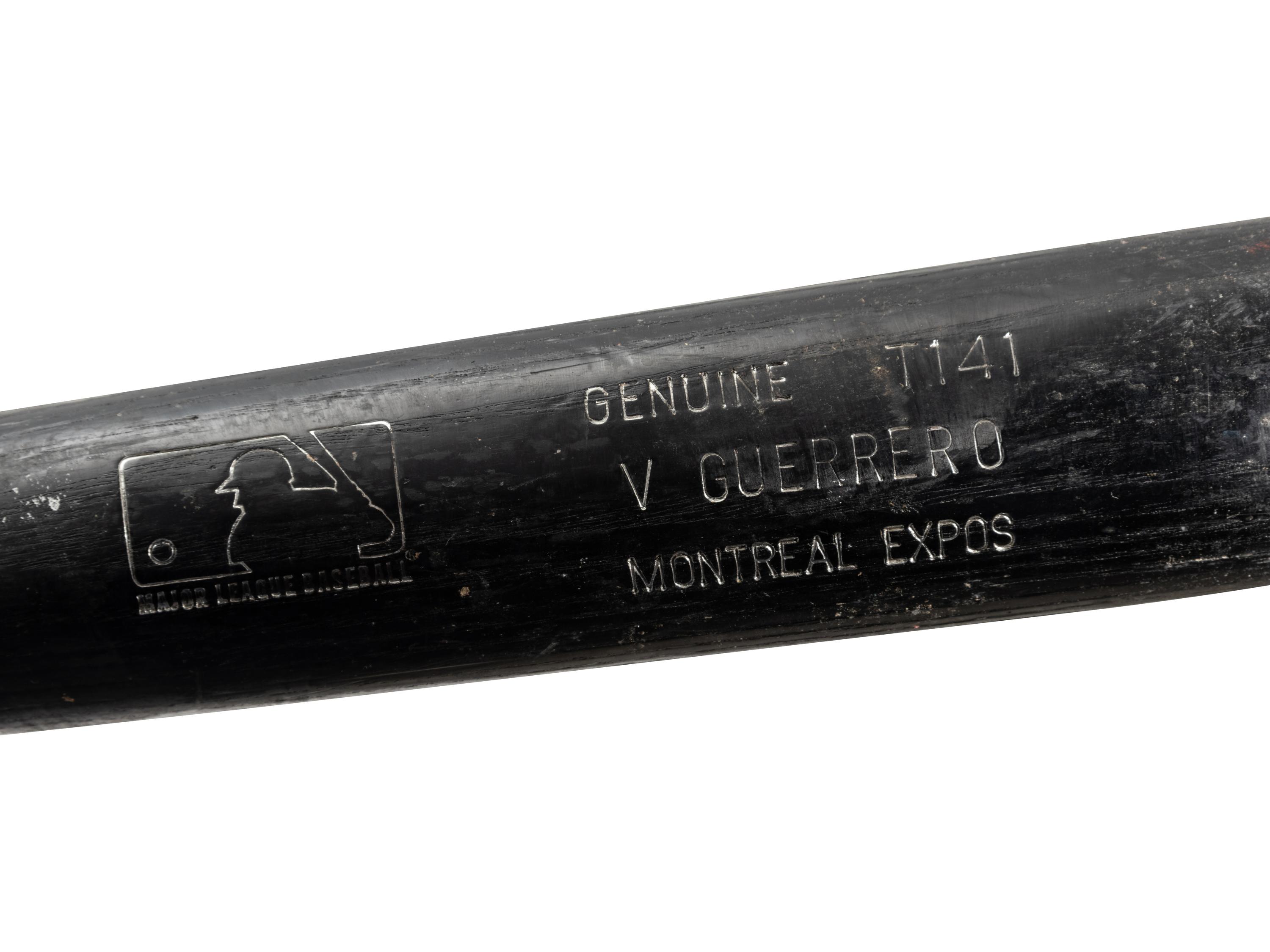 A Vladimir Guerrero Game Used Bat,