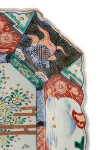 A Japanese Imari Platter and Bowl