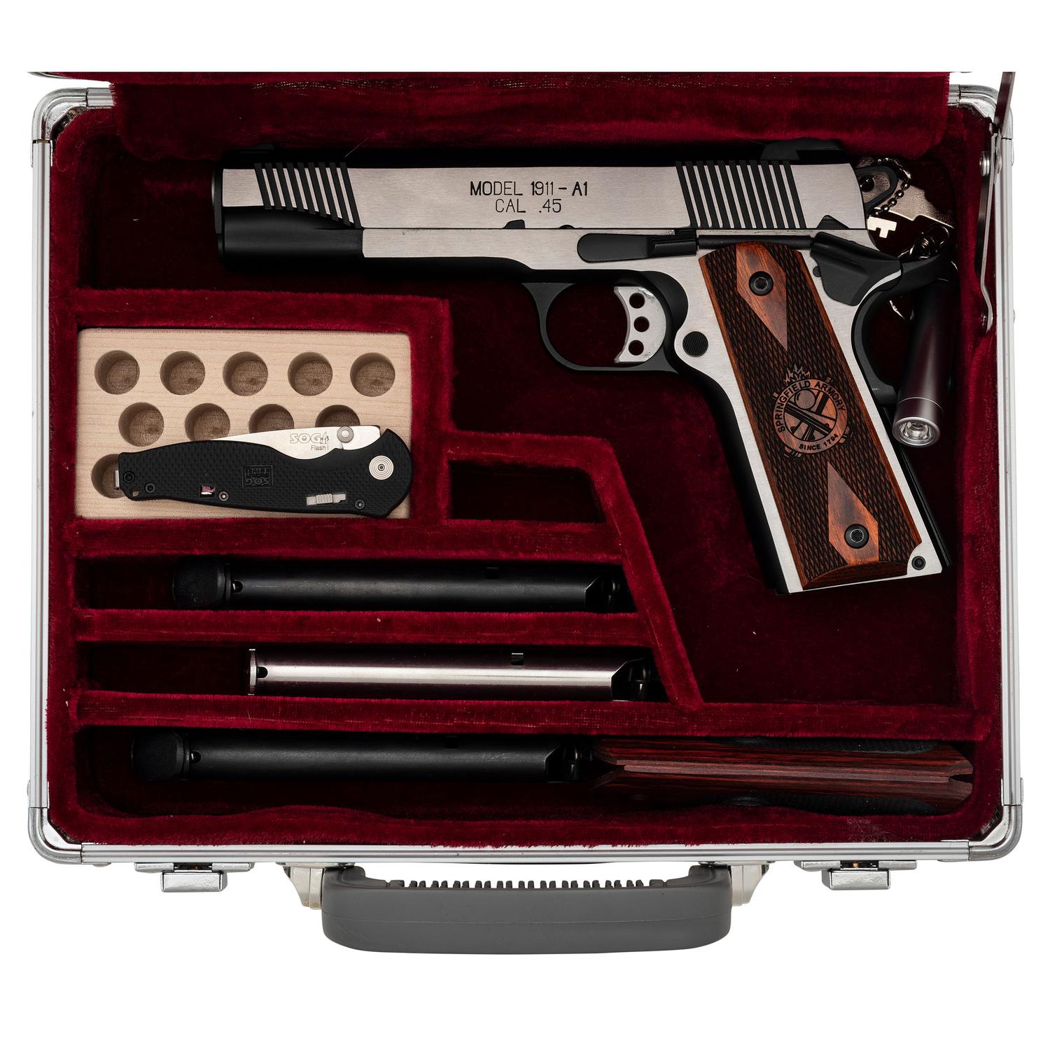 * Springfield Armory Model 1911-A1 in Hard Case with Accessories