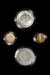 *A United States 1987 Constitution Bicentennial Four-Coin Set