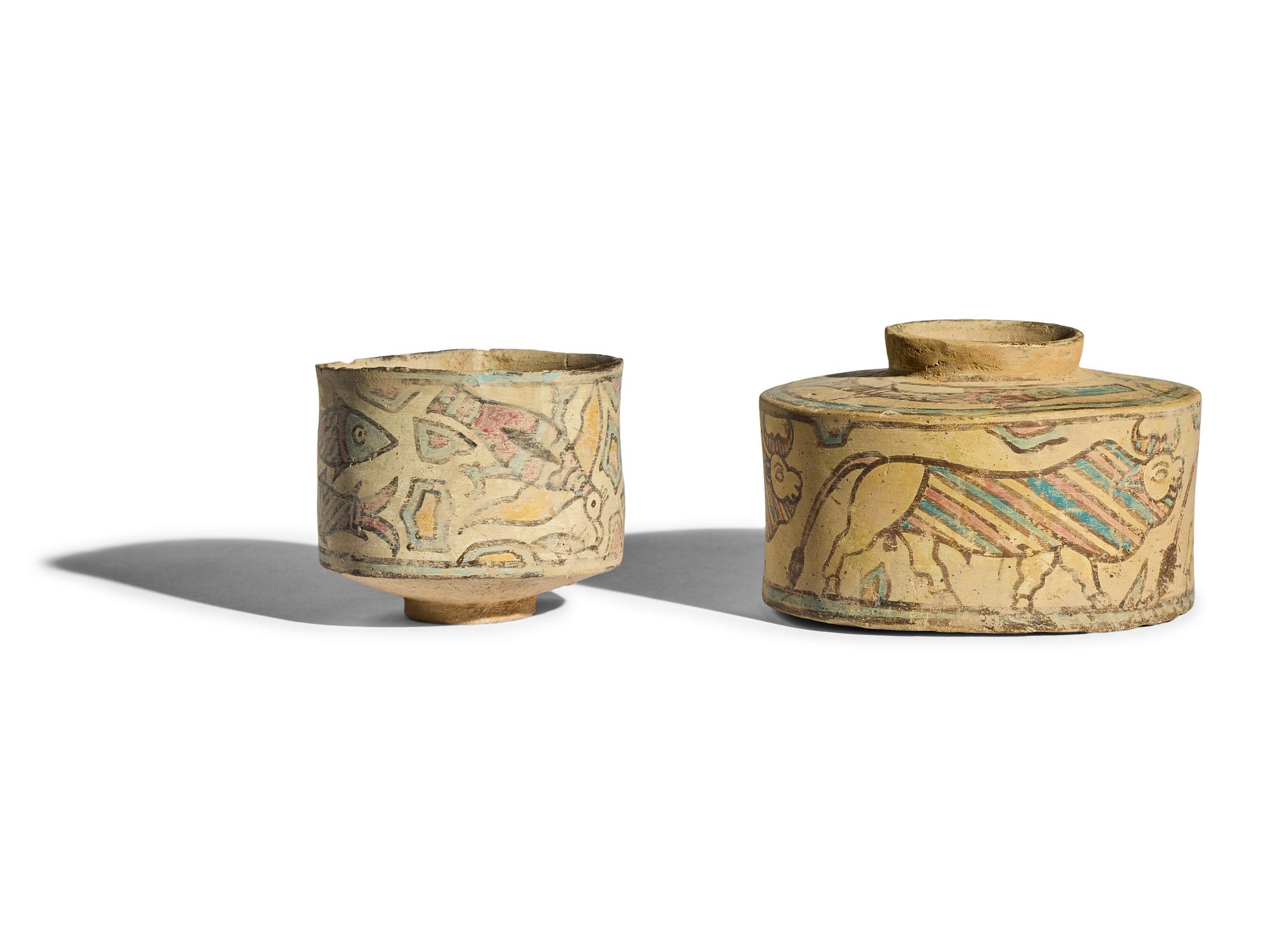 Two Indus Valley Polychrome Vessels