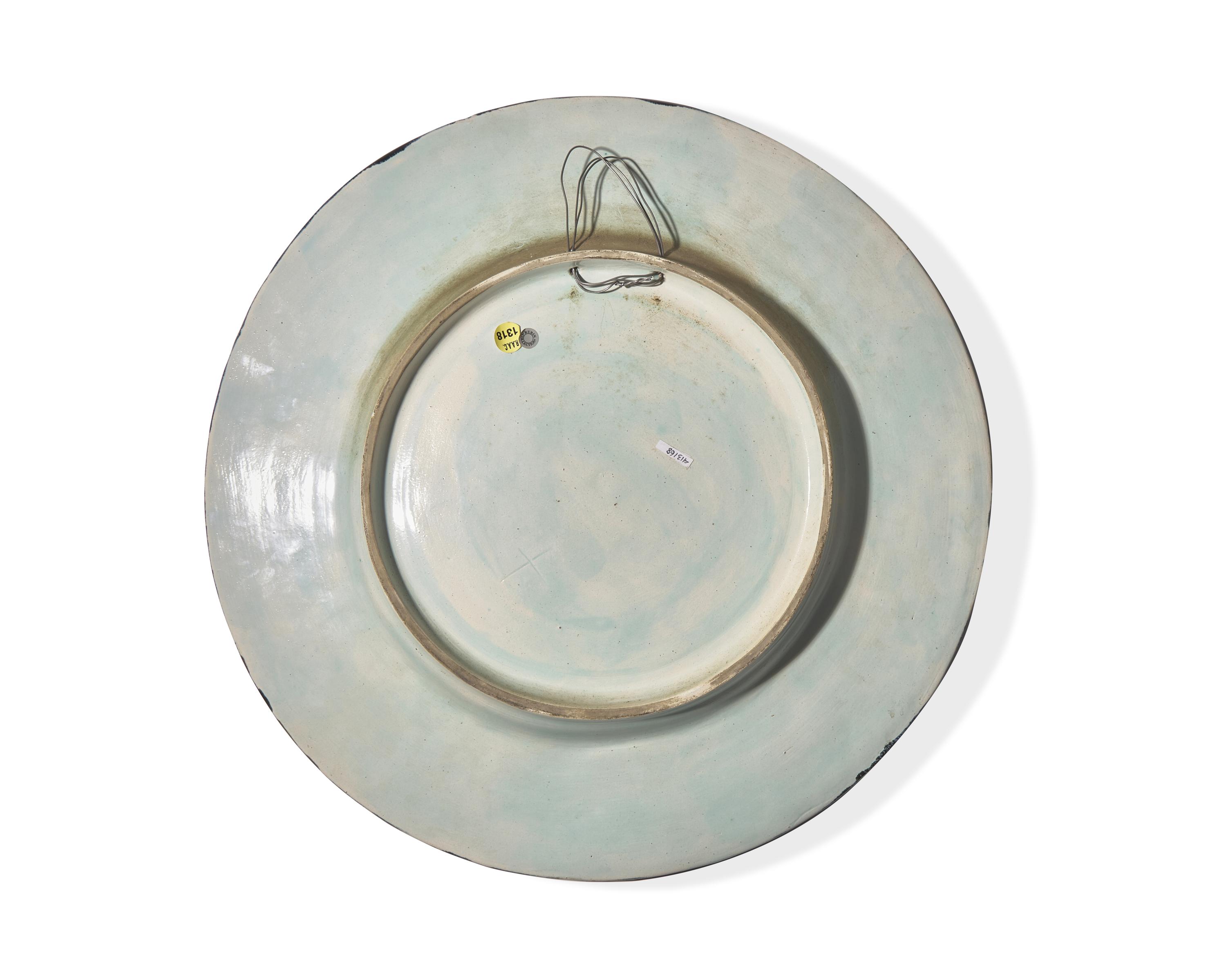 An English Majolica Charger