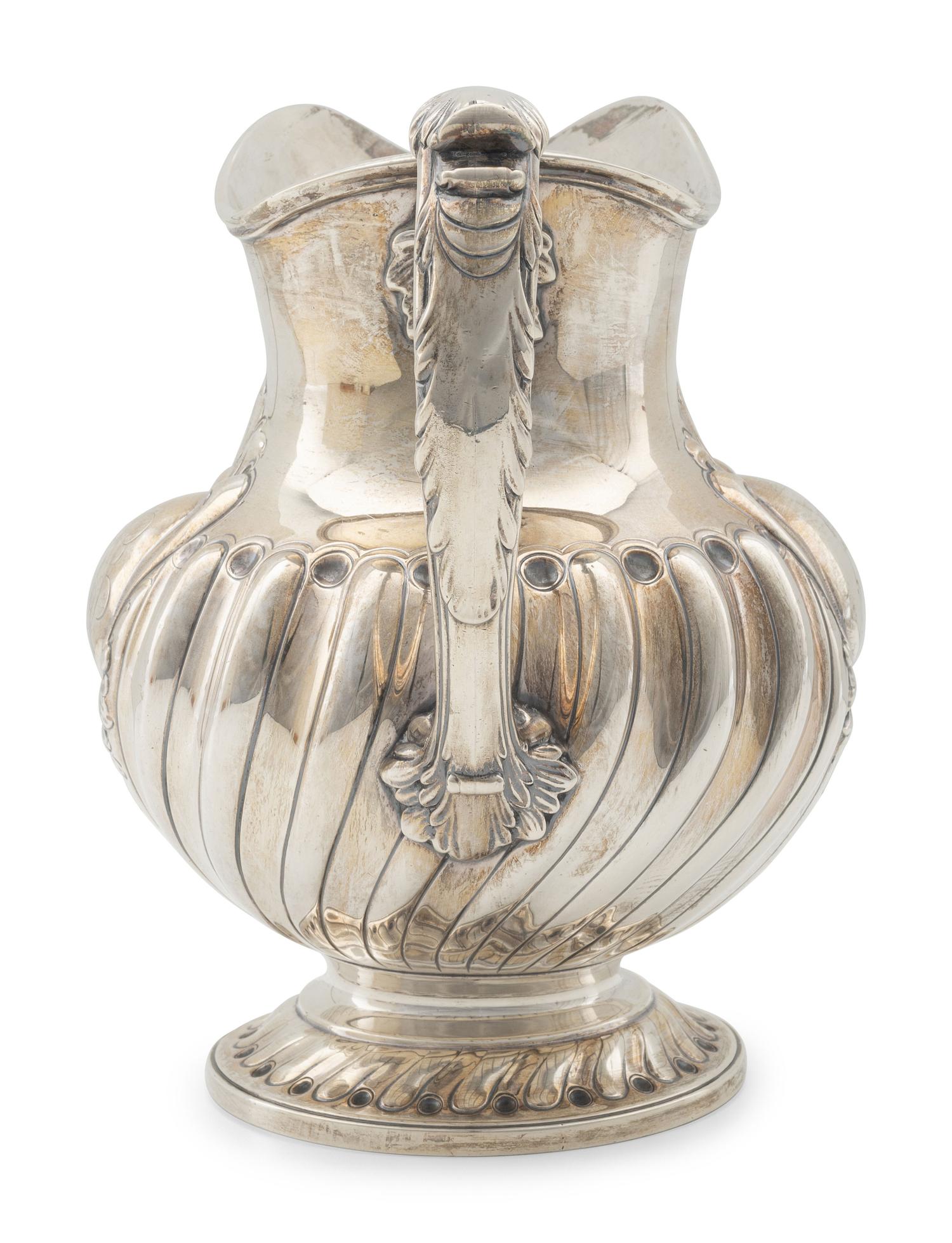 An American Silver Pitcher