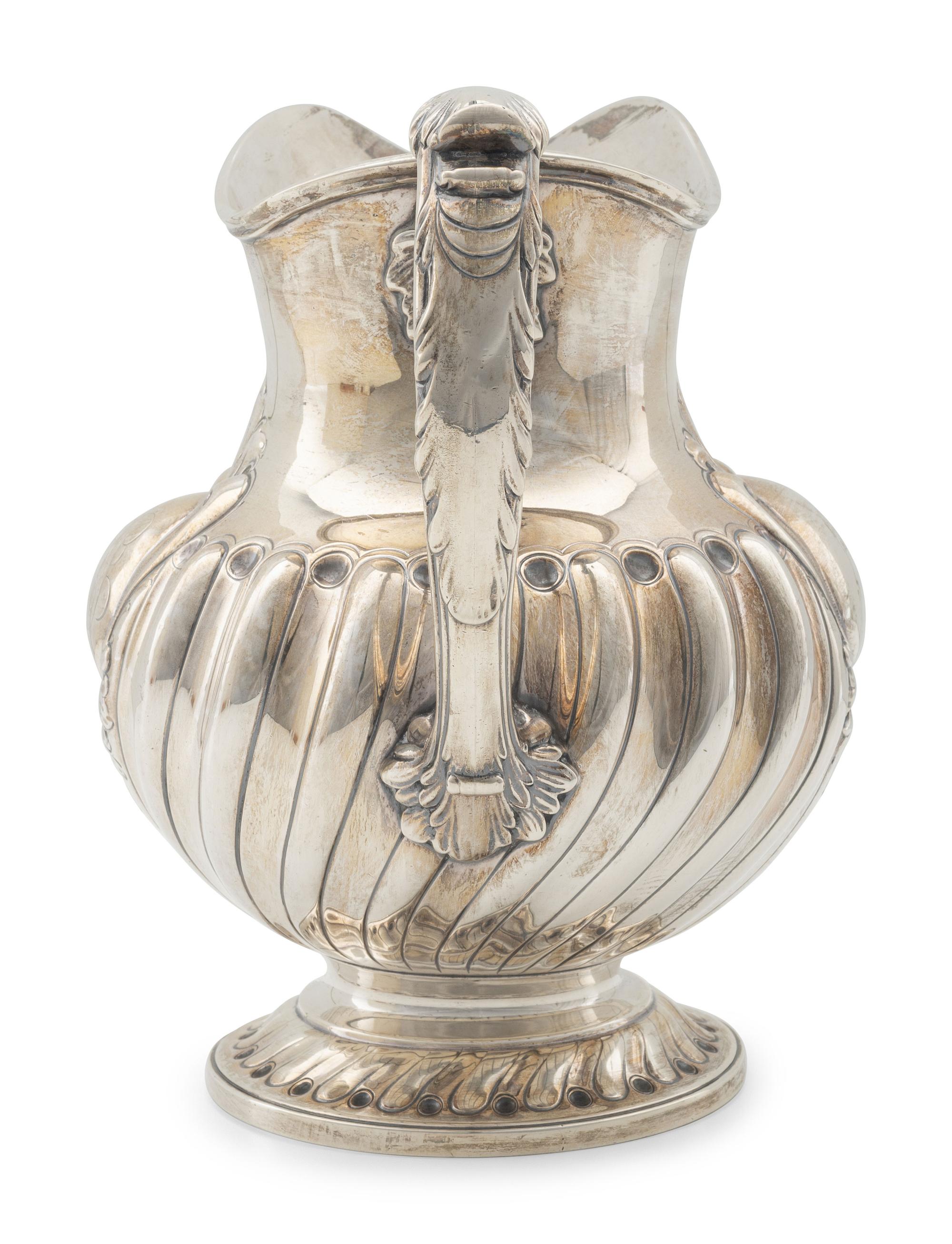 An American Silver Pitcher