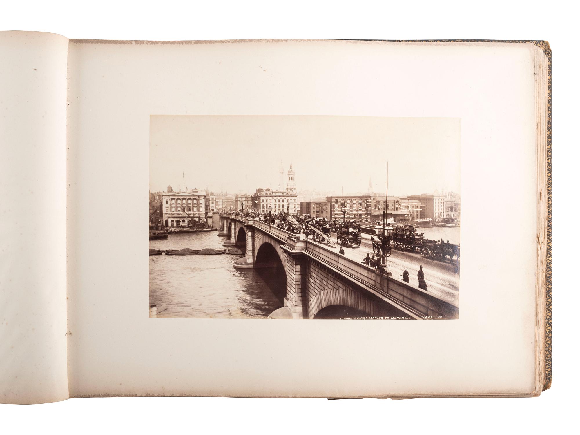 [EARLY PHOTOGRAPHY]. 5 albums with photographs of Europe and Australia.